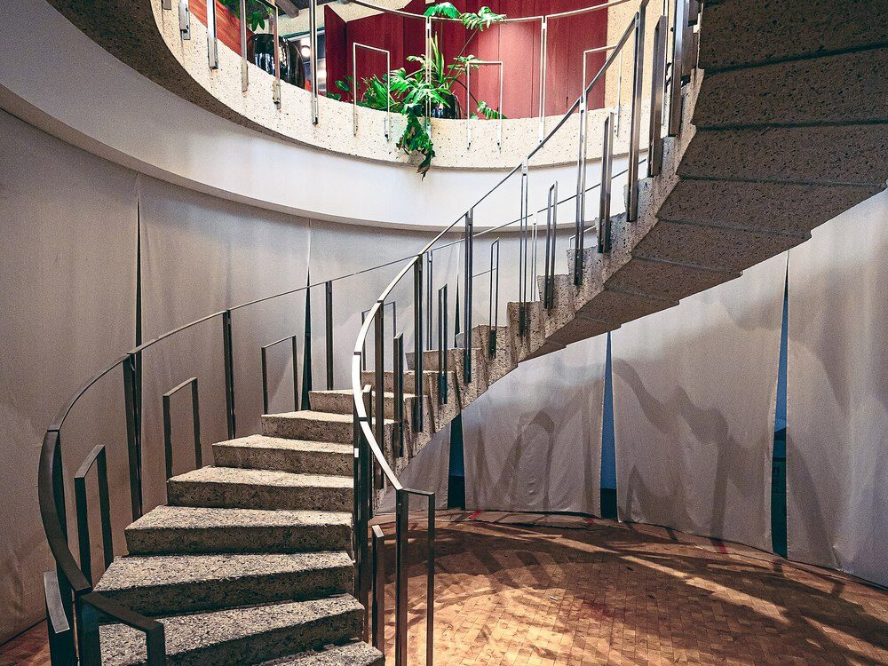 Caixa de escada em edifício